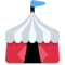 Circus Tent emoji on Twitter